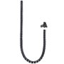Nanocable Organizador de Cables Flexible 25mm Negro 2m